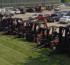 Canton Drop Forge Lift Trucks During Maintenance Week