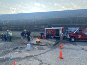 Fire Suppression Training at Canton Drop Forge