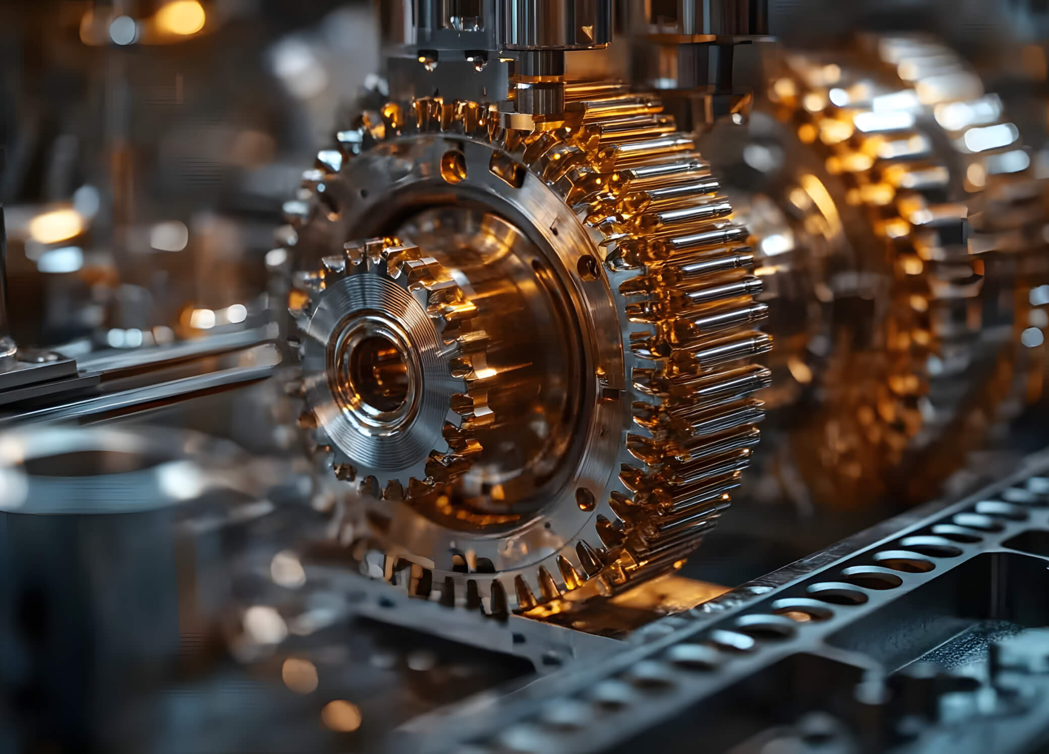 High-precision nuclear-grade alloy gear after forging and machining